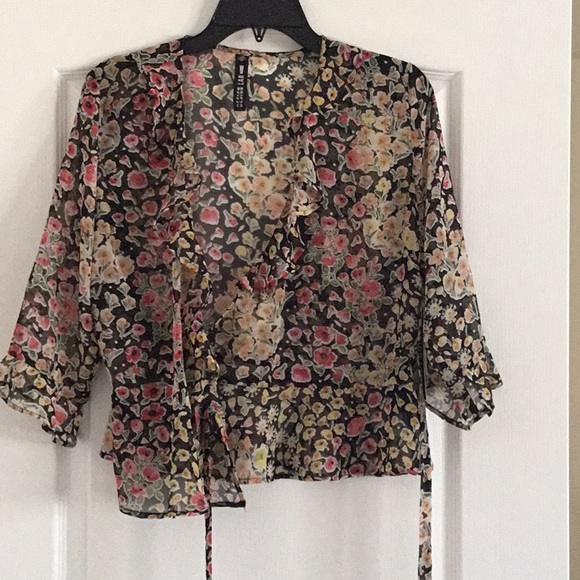 DESIGN LAB LORD & TAYLOR  Elegant 3/4 sleeves top - size L - Picture 3 of 7